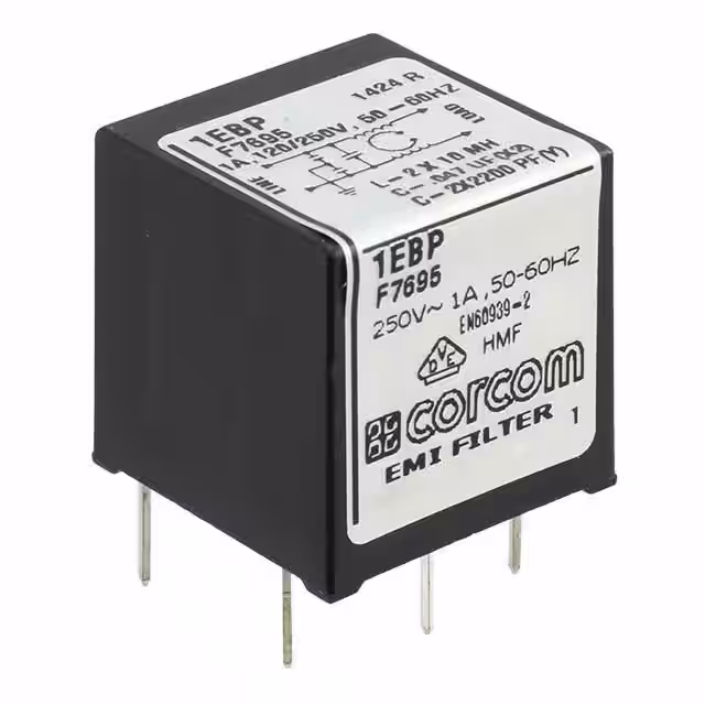 6609063-1 TE Connectivity Corcom Filters  Modules de filtrage de ligne électrique